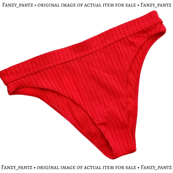 Billabong Sunny Rib High Waist Bikini Bottom red - Picture 3 of 8